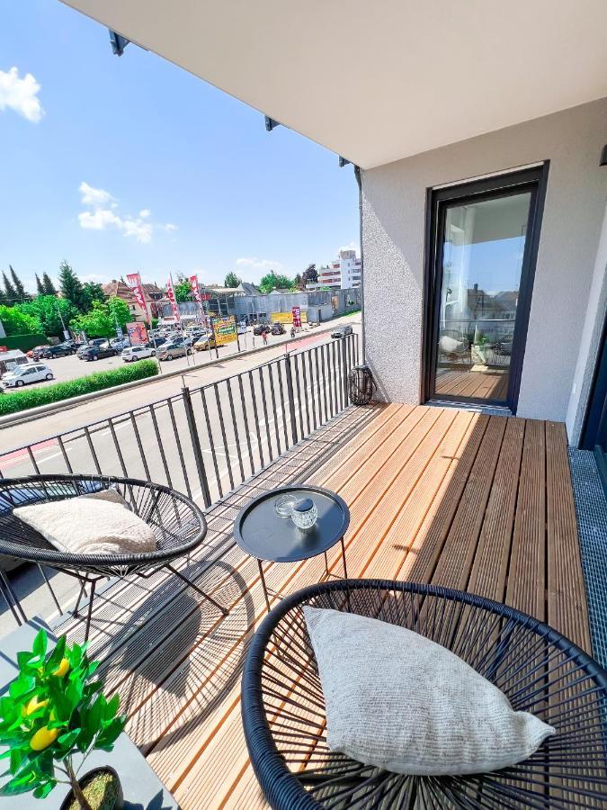 Sunset Club - Suite L Balkon - Kueche - Parkplatz 梅明根 外观 照片